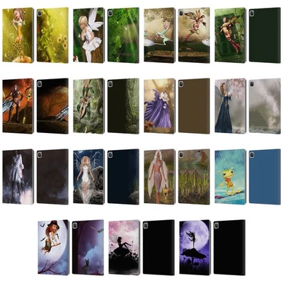 OFFICIAL SIMONE GATTERWE ANGELS AND FAIRIES LEATHER BOOK CASE FOR APPLE iPAD - Image 1 of 4