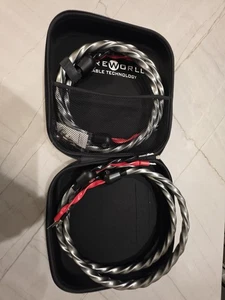 Wireworld Equinox 7 Speaker Cable Pair 2m With Screw In Plugs. - Picture 1 of 10
