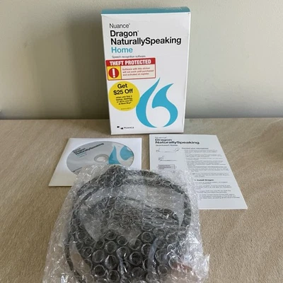 Nuance Dragon Naturally Speaking 13 Home Speech Recognition Software OPEN BOX - Image 1 of 4