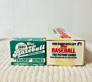 1987 Topps MLB Baseball Complete Factory Set + Topps Traded Series Set - MINT - Picture 1 of 8