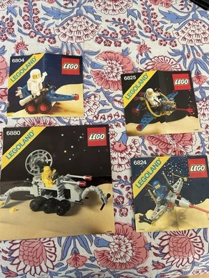 Vtg Lego Space manuals (instructions) 6804/6825/6880/6824 - Image 1 of 4
