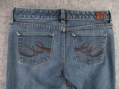 X2 Denim Laboratory Jeans Womens 4S SHORT Blue Bootcut Low Rise Dark Wash 30x29 - Image 1 of 4