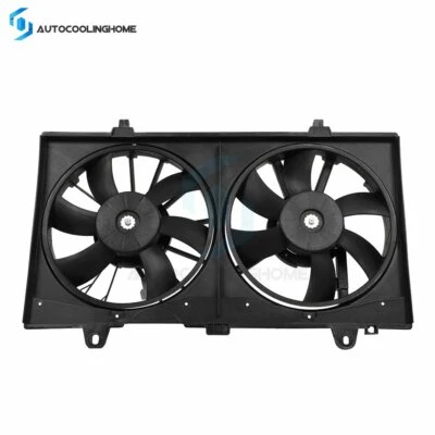 Electric Radiator 621770 Cooling Fan Assembly For 2007 2008-2012 Nissan Sentra - Image 1 of 4