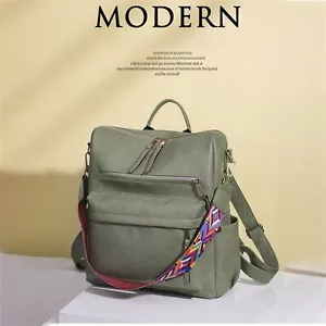 Women's Shoulder Bag PU Leather Shoulder Bag Multi-purpose Designer Handbag - Picture 1 of 9