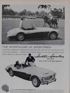 1959 Austin Healey 100-Six Blind Brook Polo Club Kauf NY Originaldruckanzeige - Bild 1 von 10