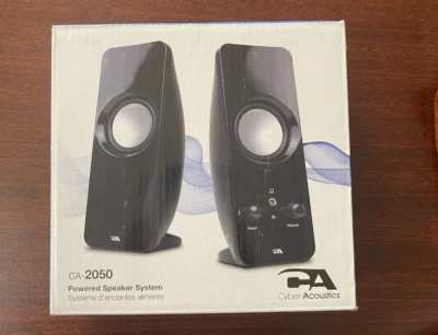 Cyber Acoustics CA-2050 Powered Speaker System for Computers, Tablets, Headphone - Image 1 of 4