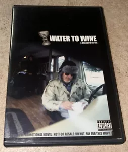 Water To Wine A Bluebird Movie Rare OOP Promotional DVD Snowboarding - Imagen 1 de 3