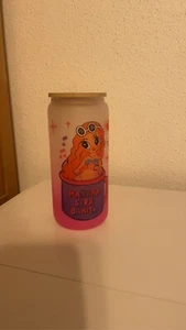 Tazza di vetro Karol G sirena personalizzata 16 oz OMAGGIO!! - Foto 1 di 1