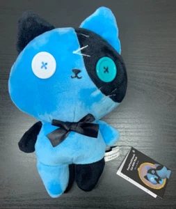 Fukuya PatchPatchFriends 8" Inch CAT Plush Doll Round 1 Patch Patch Friends-Blue - Picture 1 of 3