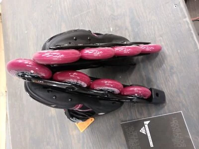 K2 Alexis 90 BOA Women's Inline Skates - Black/Burgundy - 10.5 - Used - Good - Image 1 of 3