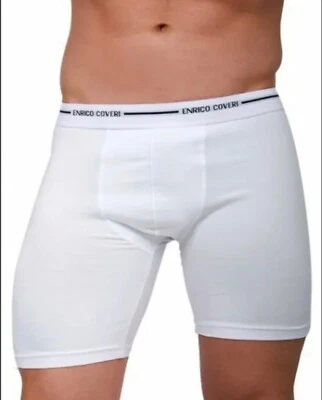 6 pezzi boxer uomo eb1000 long con gamba enrico coveri in cotone elasticizzato - Immagine 1 di 3