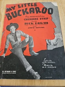 1937 WESTERN FILM sheet music Cherokee Strip - Picture 1 of 3