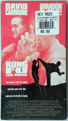 NIB VHS Brandon Lee, "Kung Fu, The Movie" with David Carradine, Sealed 1986. - Image 1 of 4