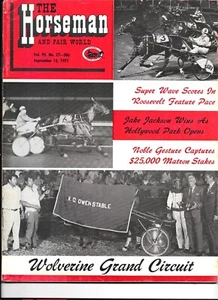 Horseman and Fair World Vol.95 Nr.27 15. September 1971 "Wolverine Grand Circuit" - Bild 1 von 1