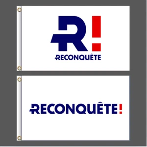Drapeau Reconquête - Eric Zemmour - Toutes tailles - Choisissez couleur - Imagen 1 de 9