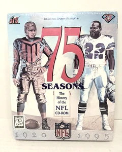 Big Box 75 Seasons History of NFL 1994 CD ROM PC Computer Windows 3.1 Neu - Bild 1 von 12