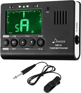 Donner DMT-01 - Tuner for Chromatic, Guitar, Bass, Violin, Ukulele - NEW - Picture 1 of 6