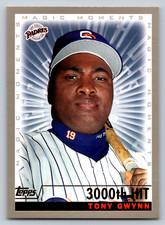 2000 Topps #240 Tony Gwynn San Diego Padres 3000th Hit Baseball Card