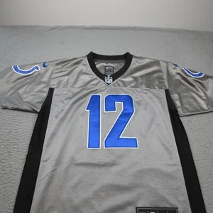Andrew Luck Jersey Mens 44 Gray Short Sleeve Nike On Field Indianapolis Colts - Picture 1 of 8