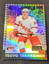 2020-21 OPC O-Pee-Chee Platinum /15 Purple Houndstooth Teuvo Teravainen Rainbow 