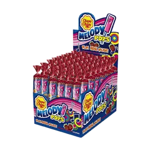 48 x CHUPA CHUPS MELODY POPS LOLLIPOPS STRAWBERRY MUSIC WHISTLE BULK LOLLIES - Picture 1 of 3