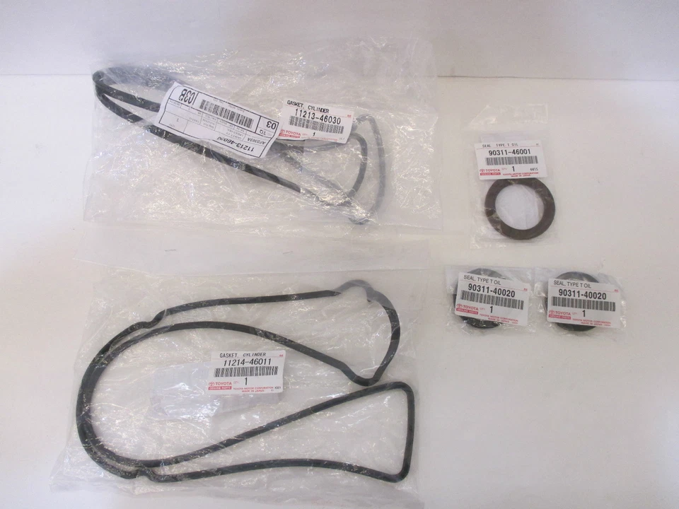 LEXUS OEM FACTORY VALVE COVER GASKETS CRANK SEAL & CAM SEAL SET 1998-2005 GS300 - Image 1 of 1