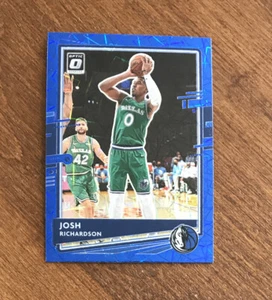 Josh Richardson 2020-21 Optic Blue Velocity Prizm #1 Dallas Mavericks Tennessee - Bild 1 von 2