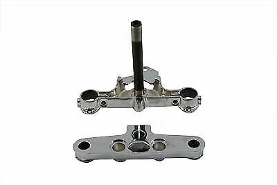 Chrome Triple Tree Set for Harley Davidson by V-Twin - Image 1 of 1