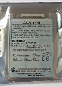 30 GB Ide Toshiba MK3008GAL P Ata 4200RPM 2MB Zif 1.8 " Internal Hard Drive New - Picture 1 of 1