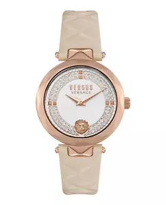 Versus Versace Womens Covent Garden Rose Gold 36mm Strap Fashion Watch - Picture 1 of 5