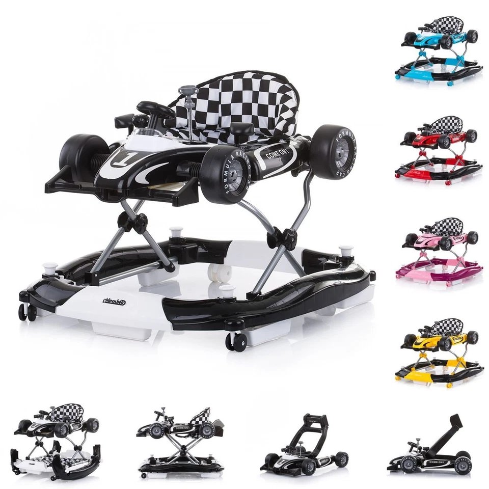 Chipolino Lauflernwagen 4 in 1 Racer, verstellbar, Wippe, Activitycenter