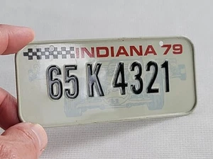Vintage Post Cereal Premium Toy US Indiana 1979 Fahrrad Nummernschild NEUWERTIG (-) - Bild 1 von 3