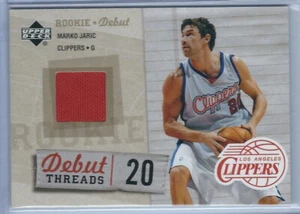2005-2006 Rookie Debut Basketball Marko Jaric Los Angeles Clippers Jersey Card - Picture 1 of 2