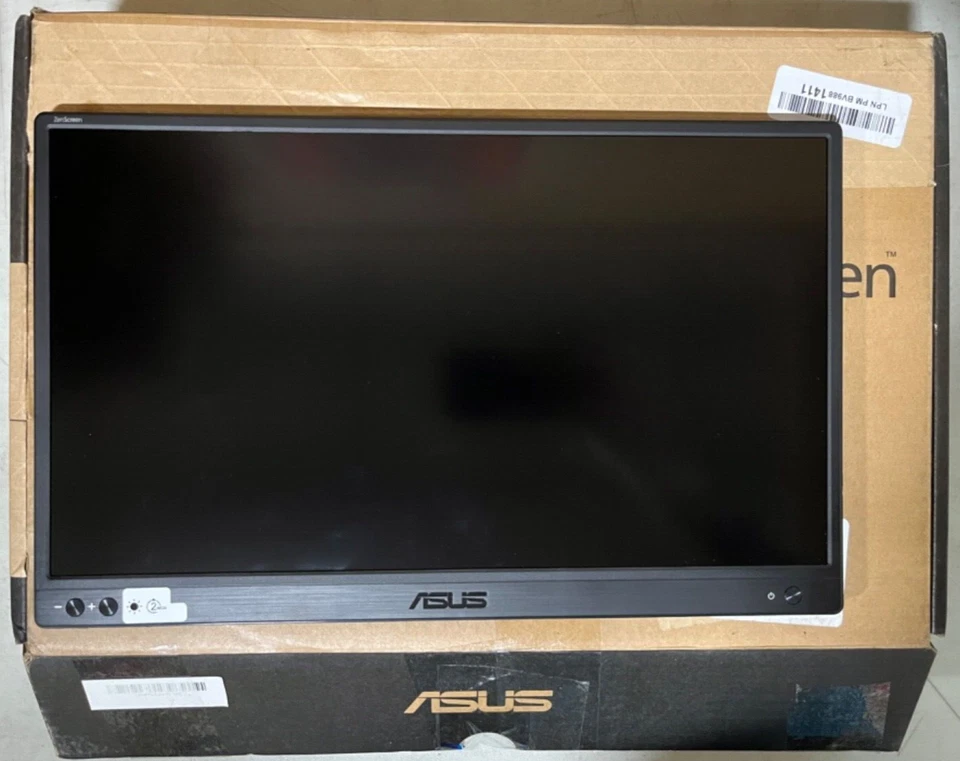 ASUS ZenScreen 15.6” 1080P Portable USB Monitor (MB166B) - Full HD, BLACK  - Image 1 of 1