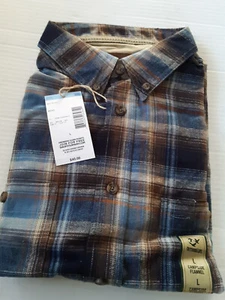 Herren Flanellhemd kariert Größe L 2 Taschen Outdoor Life Neu - Bild 1 von 2