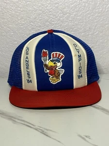 Vintage 1984 Summer Olympics Los Angeles Sam The Eagle USA Snapback Hat - Picture 1 of 5