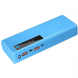 Blue DIY Power Bank Box 5*21700 Battery Charger Case PD22.5W Fast Charging Box L - Picture 1 of 11