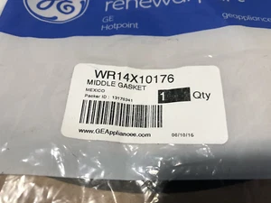 GE genuine refrigerator renewal part WR14X10176 MIDDLE GASKET - Picture 1 of 7