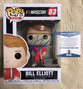 Bill Elliott Signed Autographed Nascar 03 Funko Pop Beckett COA 7 - Photo 1/6