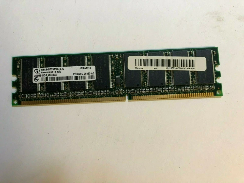 4 x 256MB PC3200U-30330-A0 DDR CL3 - Image 1 of 1