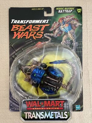 Transformers Beast Wars RATTRAP Transmetals Wal-Mart Special Edition 1999 NEW - Image 1 of 2