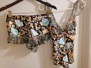 Victoria Secret Satin Cami Set Shorts PJ sleep sexy 2pc lot New XS women black - Picture 1 of 4
