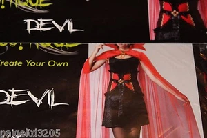 Totally Ghoul Boo! Tique Devil Women's Corset Halloween Costume Accessory - Picture 1 of 2