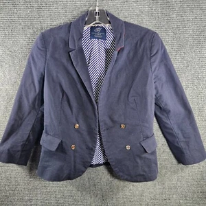 Zara Boys Kids Blazer Suit Jacket Size Medium Navy Blue Formalwear - Picture 1 of 5