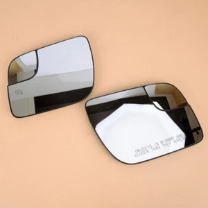 Pair Wing Mirror Glass Heated Left & Right Side For Ford Explorer 2011-2019 bu - Picture 1 of 5