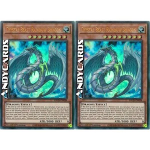 2x CRYSTAL BEAST REGENBOGENDRACHE • Ultra R • SDCB EN044 • 1Ed • YUGIOH! ANDYCARDS - Bild 1 von 1
