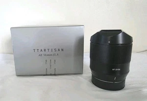 TTartisan AutoFocus 56mm F1.8 Aps-C Portrait Lens for fujifilm XF Mount - Picture 1 of 7