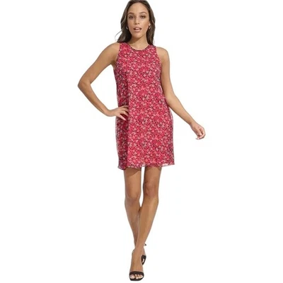 Calvin Klein Women's Sleeveless Chiffon Shift Dress, Size 12P - Image 1 of 4