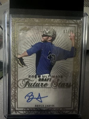 2020 Leaf Ultimate #FS-BJ2 Bryce Jarvis Future Stars Gold #/75 - Image 1 of 2