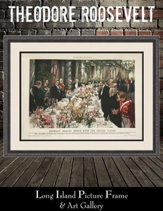 Theodore Roosevelt Reproduction 1902 Harper's Weekly Custom Framed - Picture 1 of 3